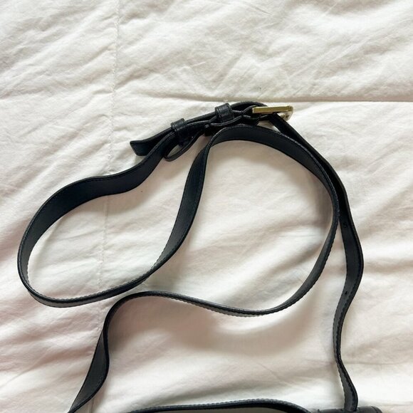 Chloé Louise Box Black Leather Crossbody Bag Gold Turnlock Vintage Authentic - Picture 12 of 12